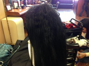 Japanese straightening before and after photo 1